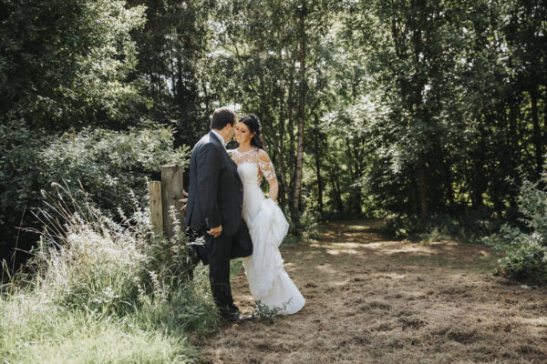 Brautpaar-Shooting Wald Natur
