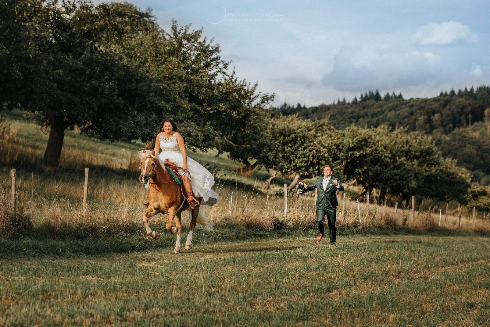 fotograf trier hochzeitsfotograf pferdefotograf pferd braut bräutigam